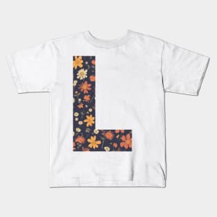 L letter Kids T-Shirt